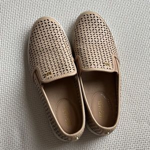 Michael Kors slip on sneakers. Beige/pinkish colour.